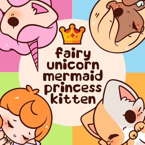 Обложка игры Fairy, Unicorn, Mermaid, Princess, Kitten
