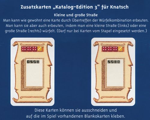 Knatsch: Katalog Edition 3