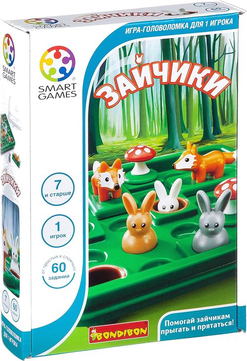 Зайчики - логическая игра Bondibon