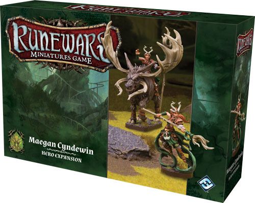 Runewars Miniatures Game: Maegen Cyndewin Hero Expansion