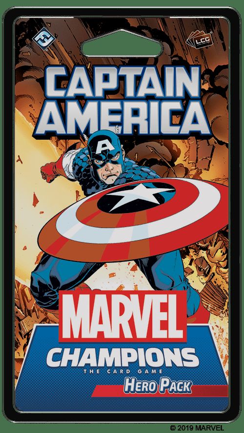 Обложка игры Marvel Champions: The Card Game - Captain America Hero Pack