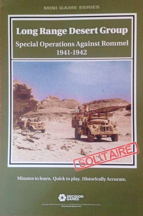 Обложка игры Long Range Desert Group: Special Operations Against Rommel 1941-1942