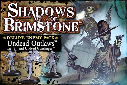 Обложка игры Shadows of Brimstone: Undead Outlaws and Undead Gunslinger Deluxe Enemy Pack