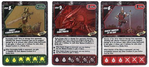 Quarriors! Quaxos Promo Cards
