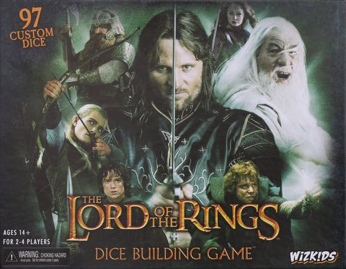 Обложка игры The Lord of the Rings Dice Building Game