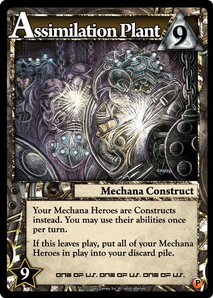 Ascension : "Assimilation Plant" Promo card