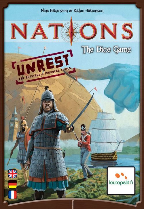 Обложка игры Nations: The Dice Game — Unrest