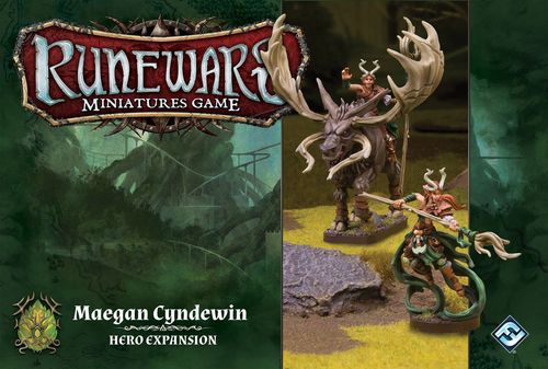 Обложка игры RuneWars: The Miniatures Game - Maegan Cyndewin Hero Expansion