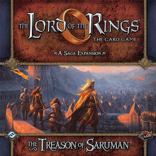 Обложка игры The Lord of the Rings: The Card Game — The Treason of Saruman: A Saga Expansion
