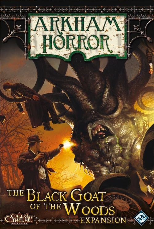 Обложка игры Arkham Horror: The Black Goat of the Woods Expansion