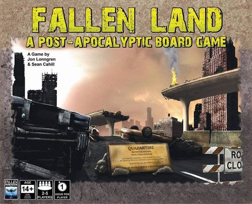 Обложка игры Fallen Land: A Post Apocalyptic Board Game