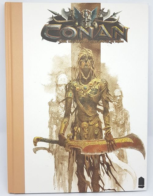 Обложка игры Conan. The Legend of the devil in iron.