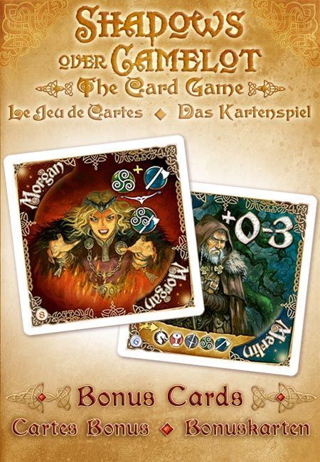 Обложка игры Shadows over Camelot: The Card Game - Merlin & Morgan Promo cards