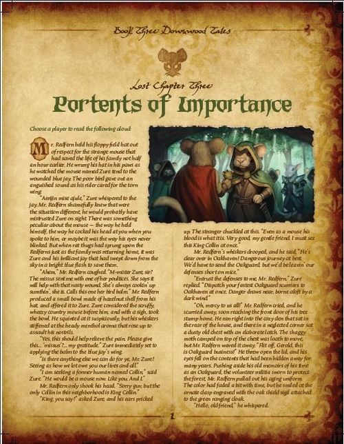 Обложка игры Mice and Mystics Lost Chapter: Portents of Importance