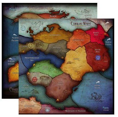 Обложка игры Войны Ктулху: Карта земли для 6-8 игроков