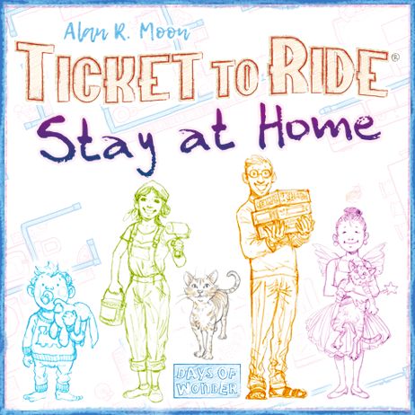 Обложка игры Ticket to Ride: Stay at Home