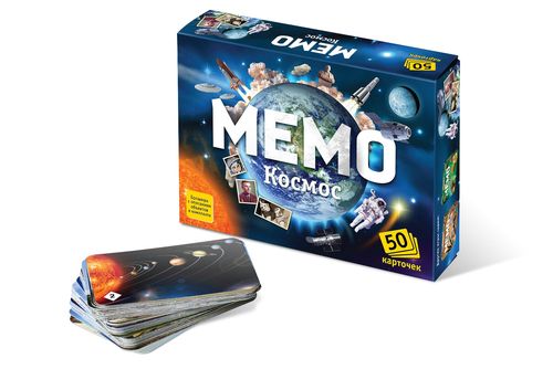 Обложка игры Мемо: Космос