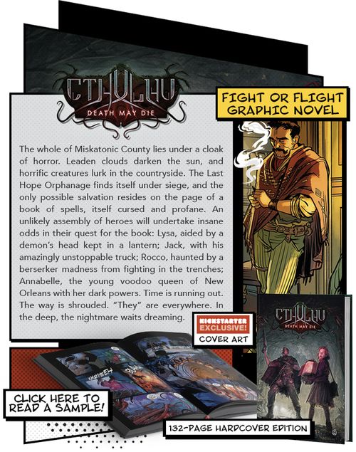 Cthulhu: Death May Die Fight or Flight Comic Book