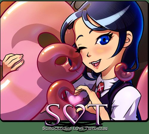 Обложка игры Школьницы любят щупальца