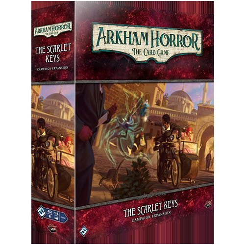 Обложка игры Arkham Horror: The Card Game — The Scarlet Keys Campaign Expansion