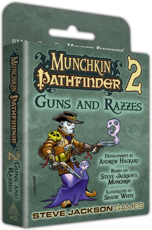 Обложка игры Munchkin Pathfinder 2: Guns and Razzes