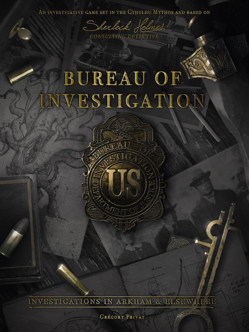 Обложка игры Bureau of Investigation: Investigations in Arkham & Elsewhere