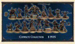 World of Warcraft Limited Edition Bronze Miniature Set