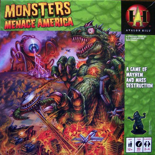 Обложка игры Monsters Menace America
