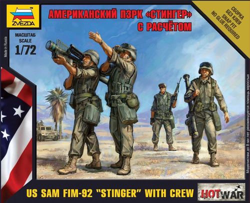 Американский ПЗРК "Стингер" с расчетом
