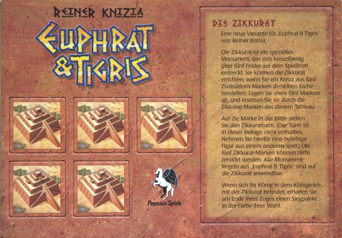Обложка игры Euphrat & Tigris: Die Zikkurat