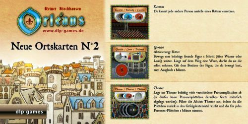 Orléans: Neue Ortskarten N°2