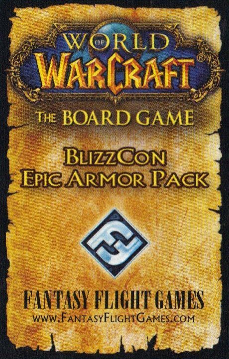 Обложка игры World of Warcraft: The Boardgame - BlizzCon Epic Armor Pack