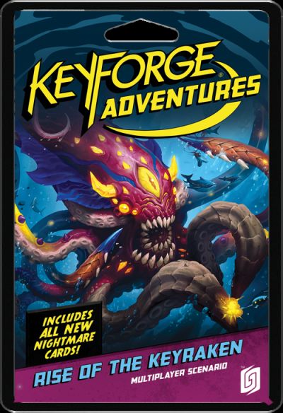 Обложка игры Keyforge Adventures: Rise of the Keyraken
