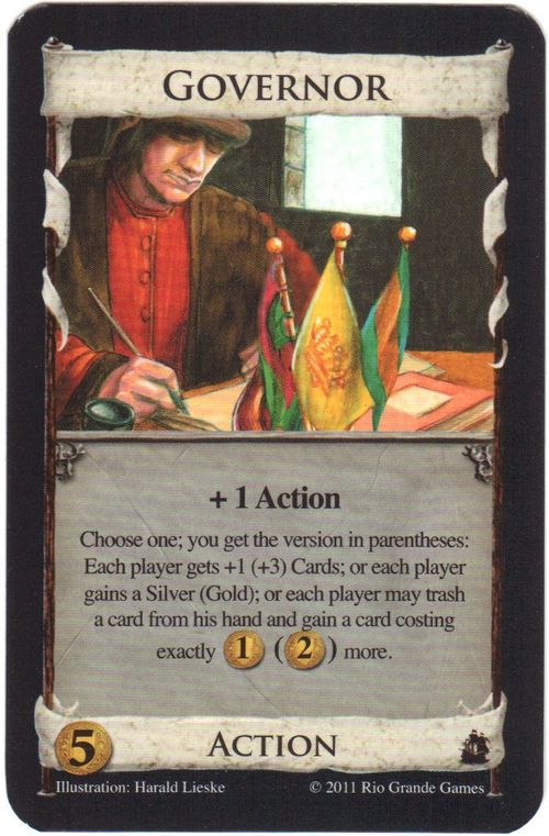 Обложка игры Dominion: Governor Promo Card