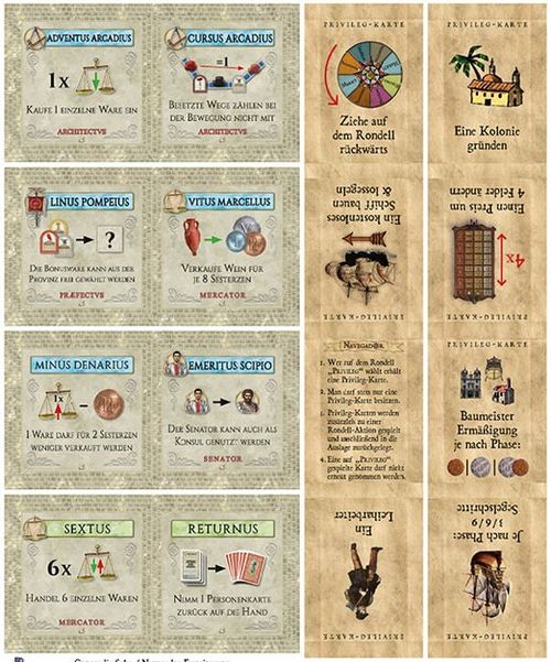 Обложка игры Concordia: 8 Forum Cards