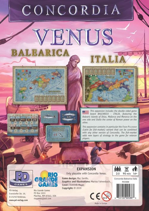 Обложка игры Concordia Venus: Balearica / Italia