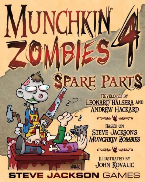 Обложка игры Munchkin Zombies 4 - Spare Parts