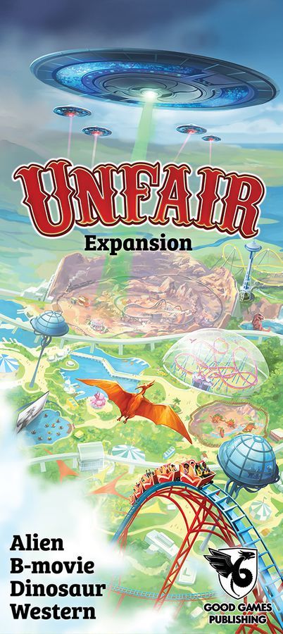 Обложка игры Unfair Expansion: Alien B-movie Dinosaur Western