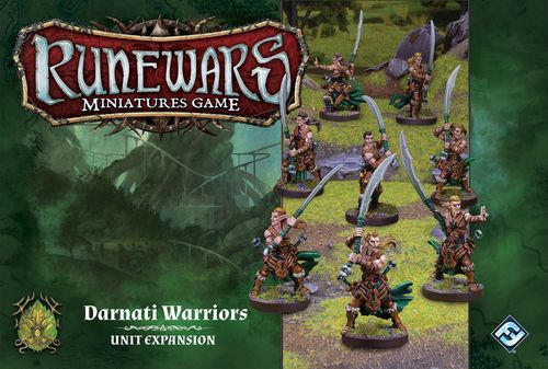Обложка игры Runewars Miniatures Game: Darnati Warriors Unit Expansion
