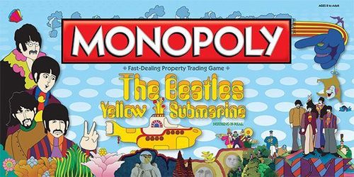 Обложка игры Monopoly: The Beatles Yellow Submarine