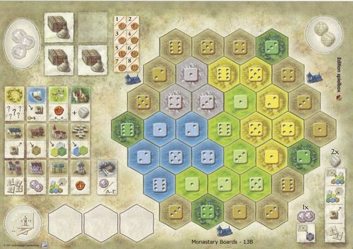 Обложка игры The Castles of Burgundy: 4th Expansion - Monastery Boards