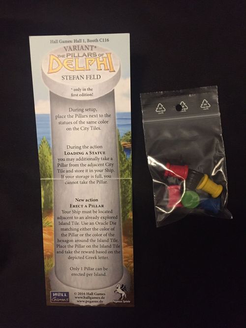 Обложка игры The Oracle of Delphi: The Pillars of Delphi Variant