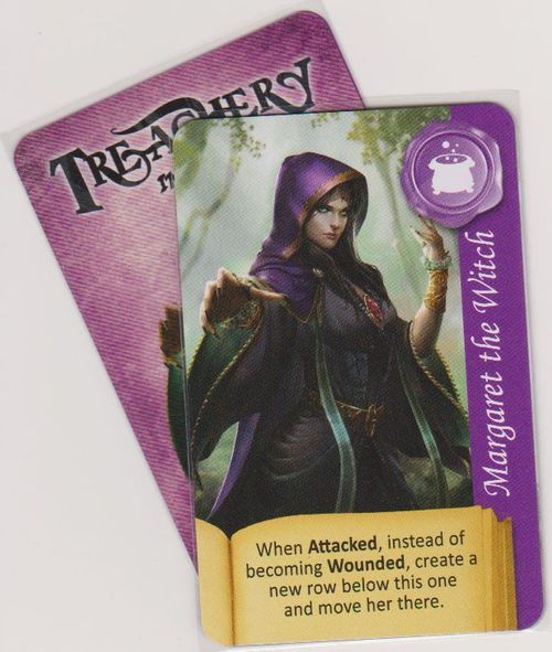 Обложка игры Treachery in a Pocket: Margaret the Witch Promo Card