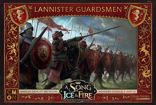 Обложка игры Песнь льда и огня: Настольная игра с миниатюрами – Гвардейцы Ланнистеров