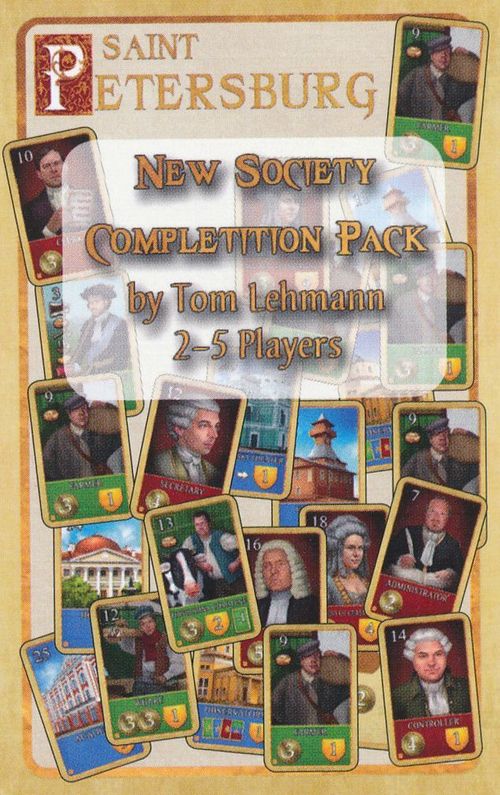 Обложка игры Saint Petersburg (Second Edition): New Society Completition Pack