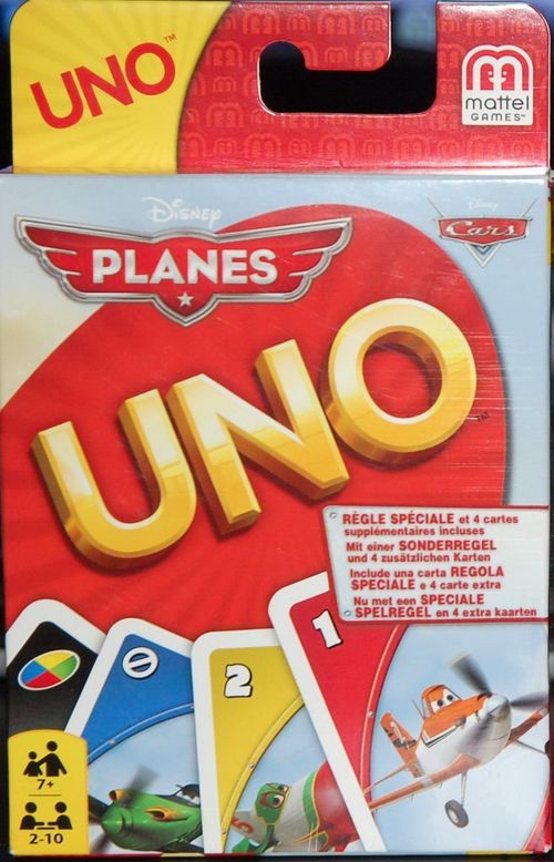 Обложка игры Уно Самолеты