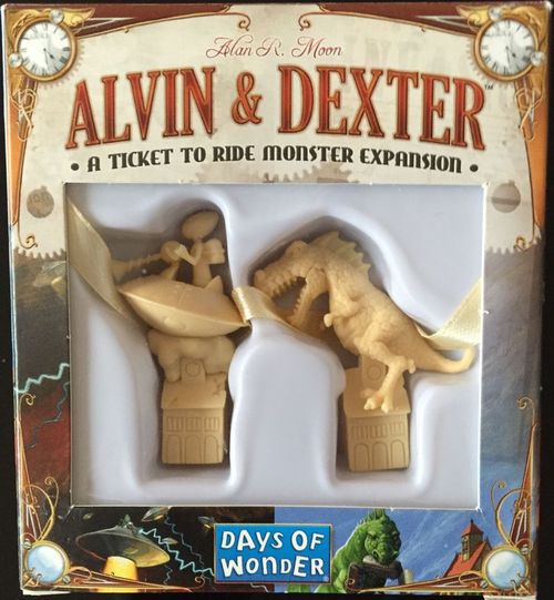 Обложка игры Ticket to Ride Monster Expansion: Alvin & Dexter
