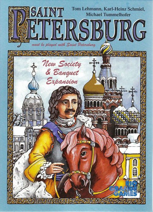 Обложка игры Saint Petersburg: New Society & Banquet Expansion