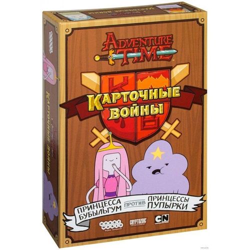 Обложка игры Время приключений: Карточные войны. Принцесса Бубыльгум против Принцессы Пупырки