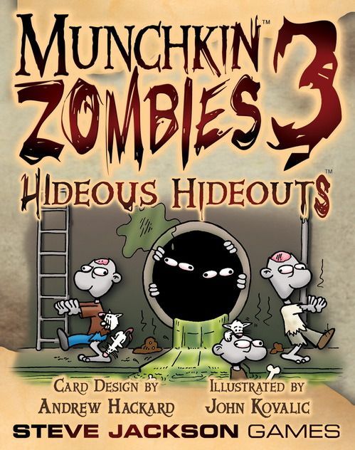 Обложка игры Munchkin Zombies 3 – Hideous Hideouts